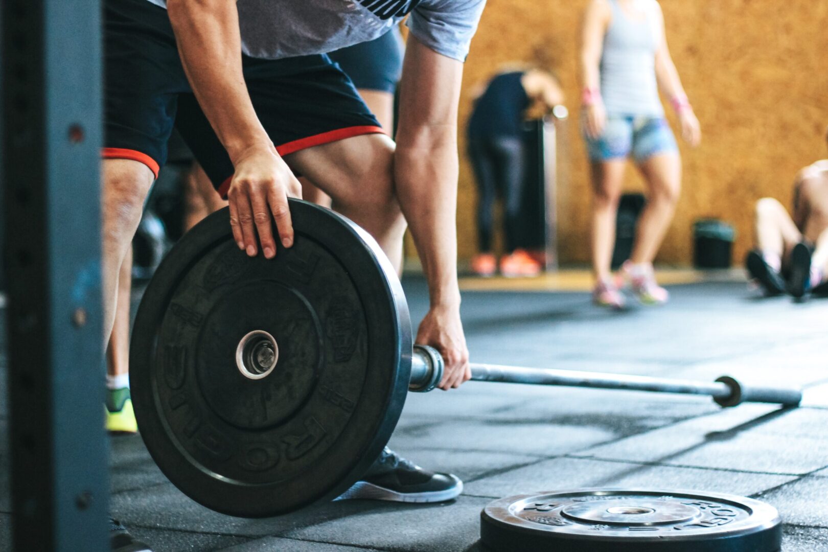 man lifting a weight