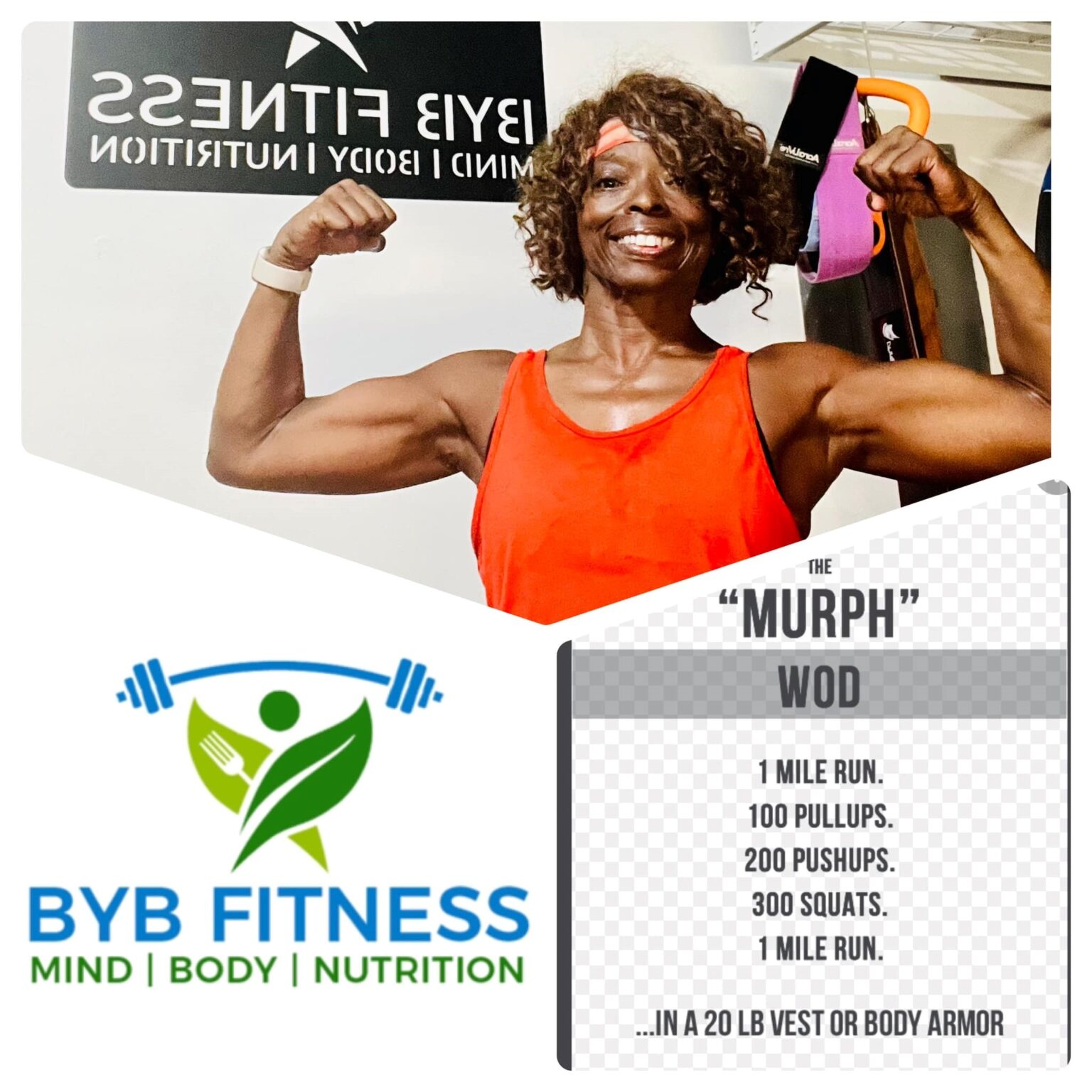 BYB Fitness Pster with Dr. Cynthia Simon